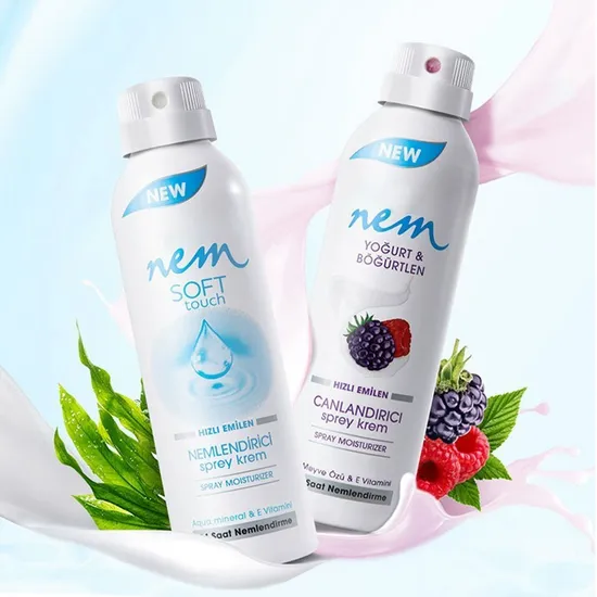 Whitening Moisturizing Natural Body Lotion Aerosol Spray for Body Care 