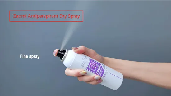 Wholesale Customized Removing Body Odor Spray Antiperspirant Dry Spray for Men and Women 