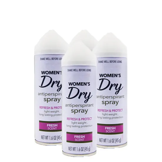 FDA OTC Body Spray Perfume Antiperspirant Deodorant Spray 