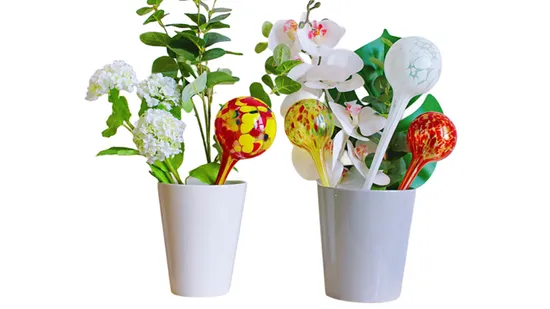 Hand Blown Glass Garden Decoration Indoor & outdoor Potted Plant Care Hydro/Aqua Self Vocation Flower Watering 