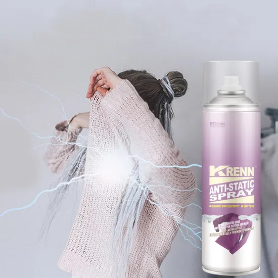Krenn Custom Household Care Products Eliminate Static Electricity Antistatic Spray Aerosol Anti