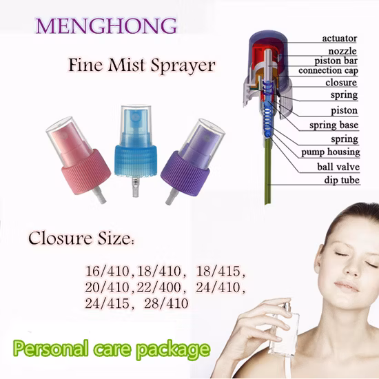 Use in Bottle and Can Be Custom Perfume Fine Mist Sprayer and Facial Hair Spray Pump Manual Spray in Any Color Dosage Is 0.14ml